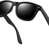 KANASTAL lunettes de soleil homme polarisées Lunettes de mode vintage lunettes de soleil carrées classiques lunette de ski Protection UV400