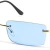 SY SEEYOU lunettes de soleil verre transparent multicolores rectangulaire SY SEEYOU lunettes de soleil verre transparent multicolores rectangulaire