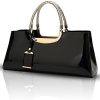 Tisdaini® Sacs portés Main Femme Tendance Vernis Cabas Sacs portés Tisdaini® Sacs portés Main Femme Tendance Vernis Cabas Sacs portés épaule Sacs bandoulière Sac a Main Noir
