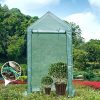 Yorbay Serre de Jardin Tente pour Plantes Fleurs Bâche renforcée Yorbay Serre de Jardin Tente pour Plantes Fleurs Bâche renforcée en PE 140 g/m² - 100×50×190cm Réutilisable