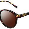 ZENOTTIC Lunette de soleil polarisé Rétro Classique Ronde Rétro Lunettes de soleil UV400 Cadre Homme Femme