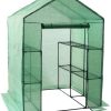 Zelsius Serre à Film avec étagère | 195 x 143 Zelsius Serre à Film avec étagère | 195 x 143 x 143 cm | Vert | Serre à tomates Stable pour Le Jardin, Balcon | Serre à Feuilles, Cadre Froid pour tomates, légumes, Fruits, Fleurs