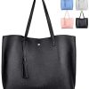 ZhengYue Cabas Sac à Main en Cuir Souple Sac à Bandoulière Epaule Femme Mesdames Imperméable Multies Colores Grande Capacité de Bonne Qualité