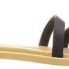 Crocs Tulum Open Flat W, Tongs de loisirs et vêtements de sport pour femmes
