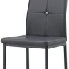 Albatros 3100 Diamond Lot de 6 chaises, Gris, SGS Tested