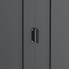 21n3VOdCb7S._AC_.jpg Duramax ECO 8 x 8 (5.85 m²) abri de Jardin en métal galvanisé par Immersion à Chaud - Anthracite avec Garnitures Blanc cassé