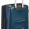 Amazon Basics Valise rigide à roulettes pivotantes, 68 cm, Bleu marine