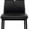 TecTake Lot de Chaise de Salle à Manger 40x42x97cm | - diverses Couleurs et modèles au Choix - (4X Noir | no. 402545)