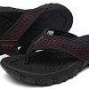Tongs Homme Sandales de Sports Flip Flop Chaussures de Plage et Piscine Antidérapant