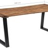 315yQcahj2S._AC_.jpg vidaXL Bois d'Acacia Massif Table de Salle à Manger Table de Cuisine Table à Dîner Table de Repas Meuble à Manger Maison Intérieur 180x90 cm