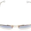 Ray-Ban les lunettes de soleil de maréchal en or bleu dégradé RB3648 001/3F 54