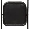 Lot de 6 Chaises Pliantes Effet Velours - Noir