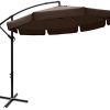 31ATTbmWLgL._AC_.jpg Abccanopy Parasol de jardin en acier 300 cm marron