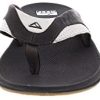 31DtUo6F8jL._AC_.jpg Reef Leather Fanning White/Brown, Tongs Homme