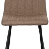 31KxhjqJf9S._AC_.jpg CLP Chaise De Salle A Manger Dijon en Tissu Ou Velours I Chaise avec Surface D'assise Matelassée Pieds en Metal I Charge Max.150 Kg, Couleur:Marron, matière:Tissu
