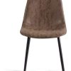 31NrgrY4hdL._AC_.jpg IDMarket - Lot de 4 chaises Vintage Dali Marron pour Salle à Manger