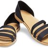 Crocs Tulum Open Flat W, Tongs de loisirs et vêtements de sport pour femmes