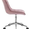 31PpKTNVWBL._AC_.jpg WOLTU BS76rs Chaise de Bureau Tabouret roulettes réglable en Hauteur, Tabouret de Bureau Chaise pivotante en Velours,Rose