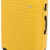 31QR2wKMwL._AC_.jpg WITTCHEN Valise à roulettes Solide Valise à Main Valise ABS Chariot à Coque Dure 4 roulettes Serrure à Combinaison Jaune