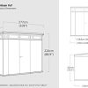 KETER Abri de jardin en résine - ARTISAN 97 - 6m²