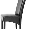 31TOWmJZOBL._AC_.jpg TecTake Lot de 6 Chaises de Salle à Manger 106 cm Chaise de Salon Mobilier Meuble de Salon - diverses Couleurs au Choix - (Noir | No. 403495)