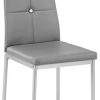 31WTnsgBDEL._AC_.jpg Tectake 800882 Lot de 8 Chaises de Salle à Manger Design Cadre en Acier Dossier à Strass - Diverses Couleurs (Gris)