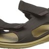 31YiaBD-9XL._AC_.jpg Crocs Swiftwater Molded Expedition Sandal, Bout Ouvert Homme