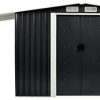 31gyu-QqxDL._AC_.jpg vidaXL Abri de Jardin avec Portes Cabane à Outils Remise de Jardin Rangement Maison de Stockage Hangar de Stockage Extérieur Anthracite 386x131x178 cm Acier