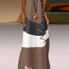 31hIjQXlUL._AC_.jpg Minetom Longue Robe Femme Tunique Été Bohème Imprimé à sans Manches Col Rond Maxi Robe de Plage Soirée Cocktail Grande Taille