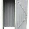 31j55kYxzTS._AC_.jpg Evre Abri de jardin de 1,8 m avec porte verrouillable - Structure solide (gris chaud)