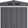 31nGDsFaq4S._AC_.jpg Duramax ECO 8 x 8 (5.85 m²) abri de Jardin en métal galvanisé par Immersion à Chaud - Anthracite avec Garnitures Blanc cassé