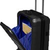31ouEkItn1L._AC_.jpg Valise Taille Cabine Rigide ALPINI INOVA-2.0 avec Compartiment pour Ordinateur 16" (55cm) Garantie 2 Ans 100% ABS Port USB (Noir (Black), (Cabine) S – Small – 40L – 55x40x20cm – 2.7kg)