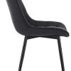 31pfyI7RvcL._AC_.jpg WOLTU BH206dgr-2 Chaise de Salle à Manger Lot de 2 Chaise de Cuisine Assise rembourrée en Lin,Pieds en métal Stable,Gris Foncé