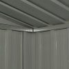 31r-WYJmYJS._AC_.jpg vidaXL Abri de Stockage pour Jardin Cabane à Outils Remise de Jardin Maison de Stockage Hangar de Rangement Cour Extérieur Anthracite Acier 204x132x186 cm