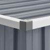 31rs-X4gNS._AC_.jpg Tidyard Abri de Jardin Abri de Stockage d'extérieur Cabane de Jardin Acier galvanisé Gris 195x198x159 cm