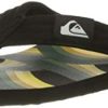 Quiksilver Molokai Layback Flip Flop Sandal, Homme
