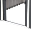 31w9vFu-8vS._AC_.jpg Duramax ECO 8 x 8 (5.85 m²) abri de Jardin en métal galvanisé par Immersion à Chaud - Anthracite avec Garnitures Blanc cassé