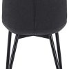 31we47C1qFL._AC_.jpg WOLTU BH206dgr-2 Chaise de Salle à Manger Lot de 2 Chaise de Cuisine Assise rembourrée en Lin,Pieds en métal Stable,Gris Foncé