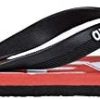 31yn2-T46oL._AC_.jpg arena Tongs Unisexe, Sandales de Plage et de Piscine, Rouge-Noir-Blanc, Taille 44-45