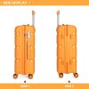 41-1jSXK8JL._AC_.jpg Kono Valise Trolley Taille Moyenne 65cm Valise de Transport Rigide en Polypropylène Légere à 4 roulettes avec Serrure TSA Intégré 66L