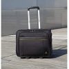 4108NYNa6qL._AC_.jpg Exacompta - Réf. 18534E - 1 Exatrolley - Trolley Exactive pour PC jusqu'à 15,6'' - Valisette à roulettes - Poignée téléscopique rétractable dans un compartimnt zippé - dim 45 x 25,5 x 39,5 cm - Noir