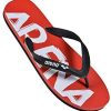 410GwYF1oL._AC_.jpg arena Tongs Unisexe, Sandales de Plage et de Piscine, Rouge-Noir-Blanc, Taille 44-45