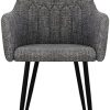 411M6HGouQL._AC_.jpg Wolmics Chaise de Salle à Manger Lot de 2 Chaise Cuisine Lin Doux,Chaise Fauteuil Chaise Scandinave avec Pieds métallique,Gris