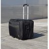 412WhgEDW-L._AC_.jpg Exacompta - Réf. 18534E - 1 Exatrolley - Trolley Exactive pour PC jusqu'à 15,6'' - Valisette à roulettes - Poignée téléscopique rétractable dans un compartimnt zippé - dim 45 x 25,5 x 39,5 cm - Noir
