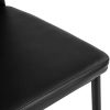 TecTake Lot de Chaise de Salle à Manger 40x42x97cm | - diverses Couleurs et modèles au Choix - (4X Noir | no. 402545)