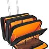 416UlTDX7EL._AC_.jpg Exacompta - Réf. 18534E - 1 Exatrolley - Trolley Exactive pour PC jusqu'à 15,6'' - Valisette à roulettes - Poignée téléscopique rétractable dans un compartimnt zippé - dim 45 x 25,5 x 39,5 cm - Noir