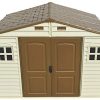 4177vn-E1jL._AC_.jpg Duramax (30214–1 10 x 8 Pieds V2 Wood côté Vinyle Abri de Jardin – Ivoire/Marron