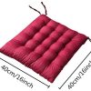 419Ttg5stvL._AC_.jpg AGDLLYD Lot de 6 Coussin de Chaise et Fauteuils en Teck de Jardin Coussins de siège pour Chaises Dimensions: 40x40x5 cm. (Rouge)