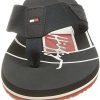 419tLjmsTL._AC_.jpg Tommy Hilfiger Embossed Hilfiger Beach Sandal, Tongues Homme
