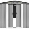41AAJxTcXwL._AC_.jpg Festnight Abri de Jardin en métal Cabane de Jardin Abri de Stockage Rangement pour Jardin 257 x 298 x 178 cm (l x P x H)